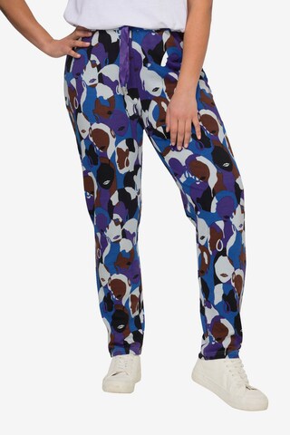 Angel of Style Regular Pants in Blue: front