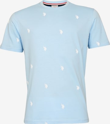 U.S. POLO ASSN. Shirt in Blauw: voorkant