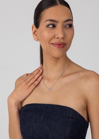 Chaîne 'Cuore Rosé' PURELEI en argent : devant