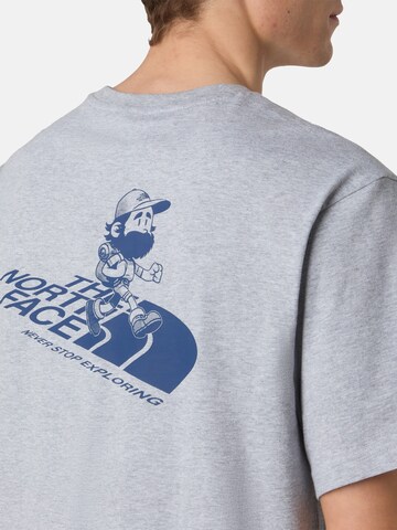 THE NORTH FACE Футболка 'Run Graphic' в Серый