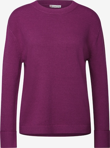 STREET ONE Pullover in Lila: Vorderseite
