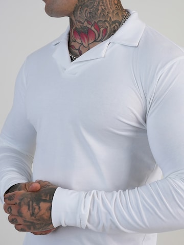 T-Shirt SikSilk en blanc