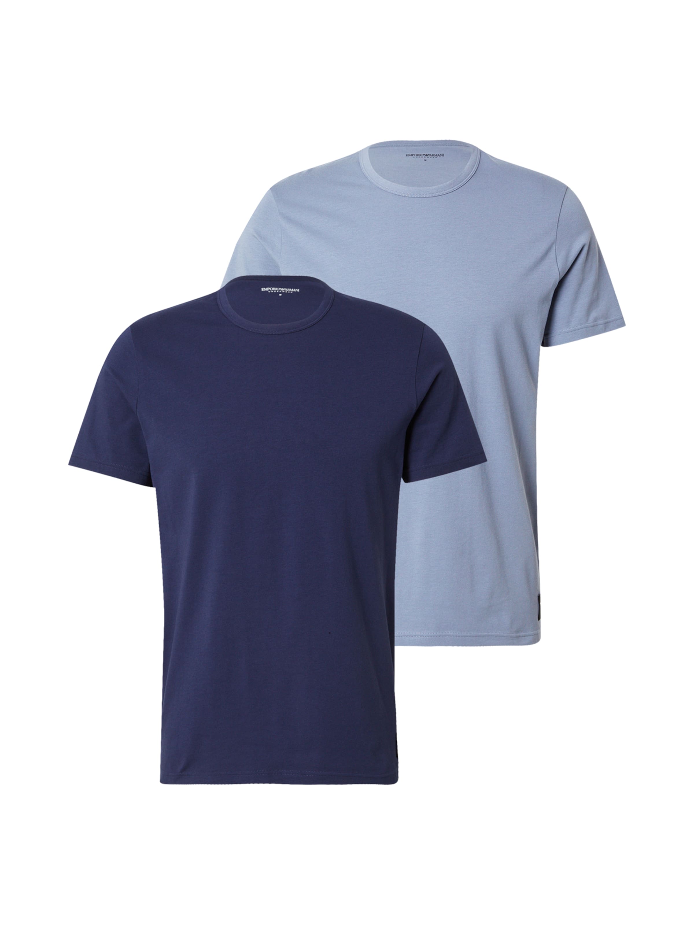 Emporio Armani T-shirt i blå: framsida