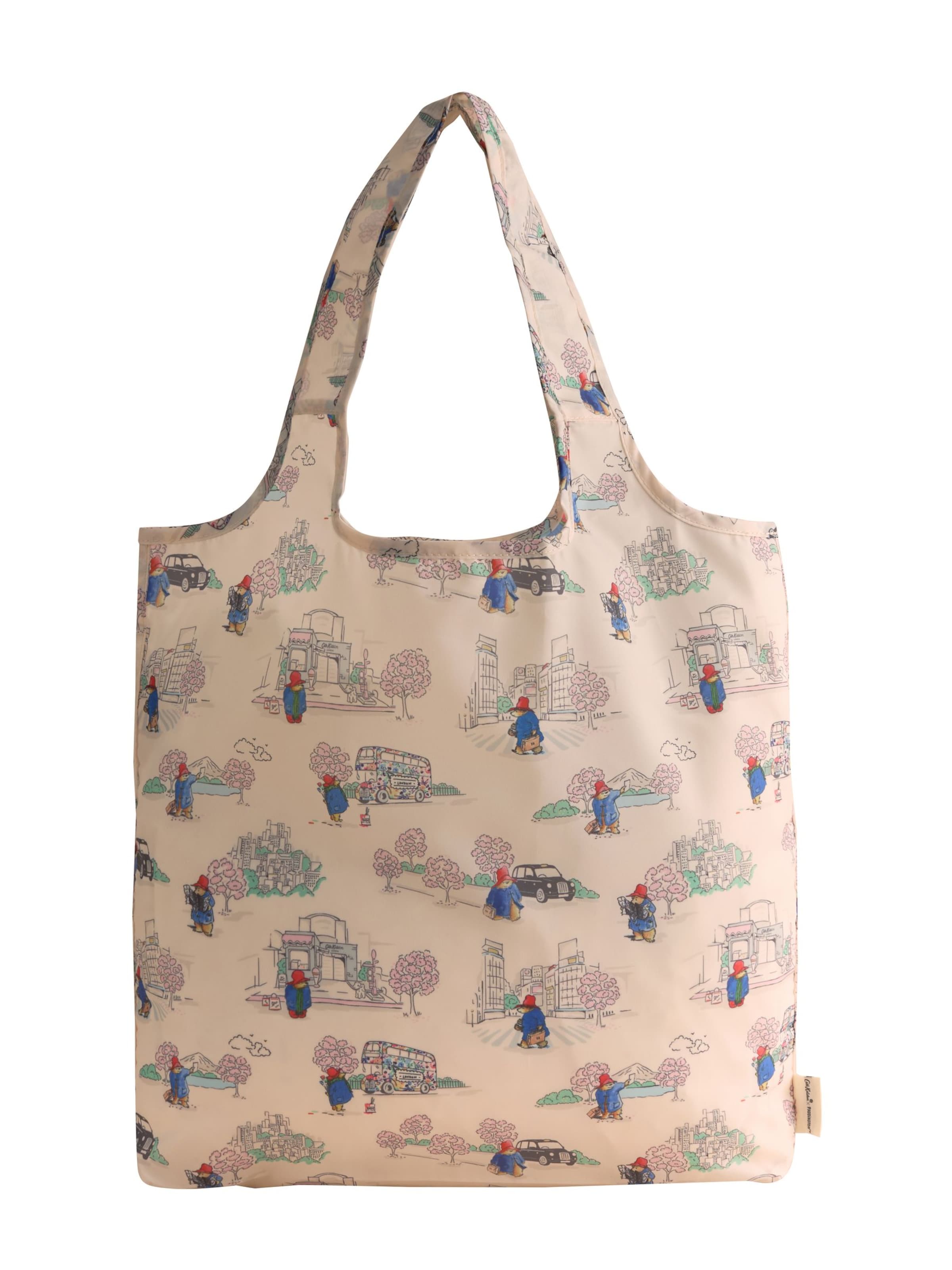 Cath Kidston "Чанта тип ""Shopper""" 'Paddington Around The World' в бежово: отпред