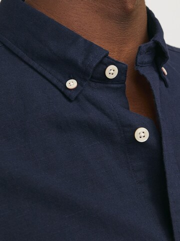 JACK & JONES - Ajuste estrecho Camisa 'SUMMER' en azul