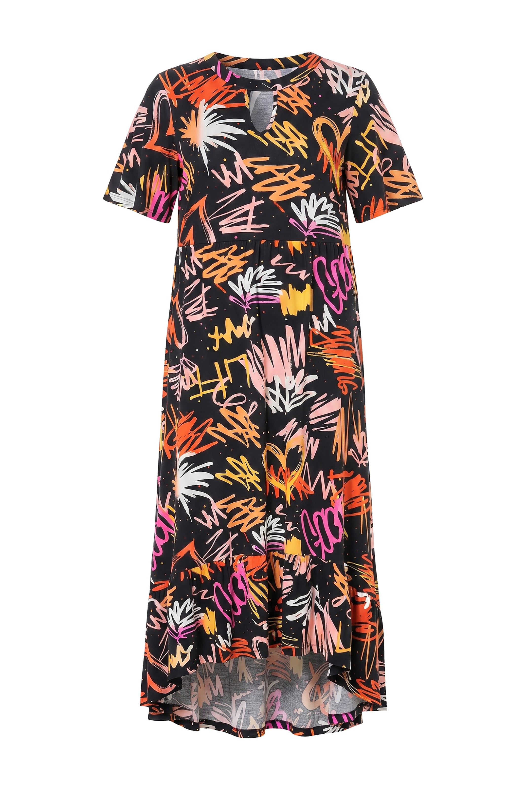 Angel of Style Jurk in Zwart: voorkant