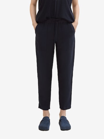 TOM TAILOR Regular Broek in Blauw: voorkant