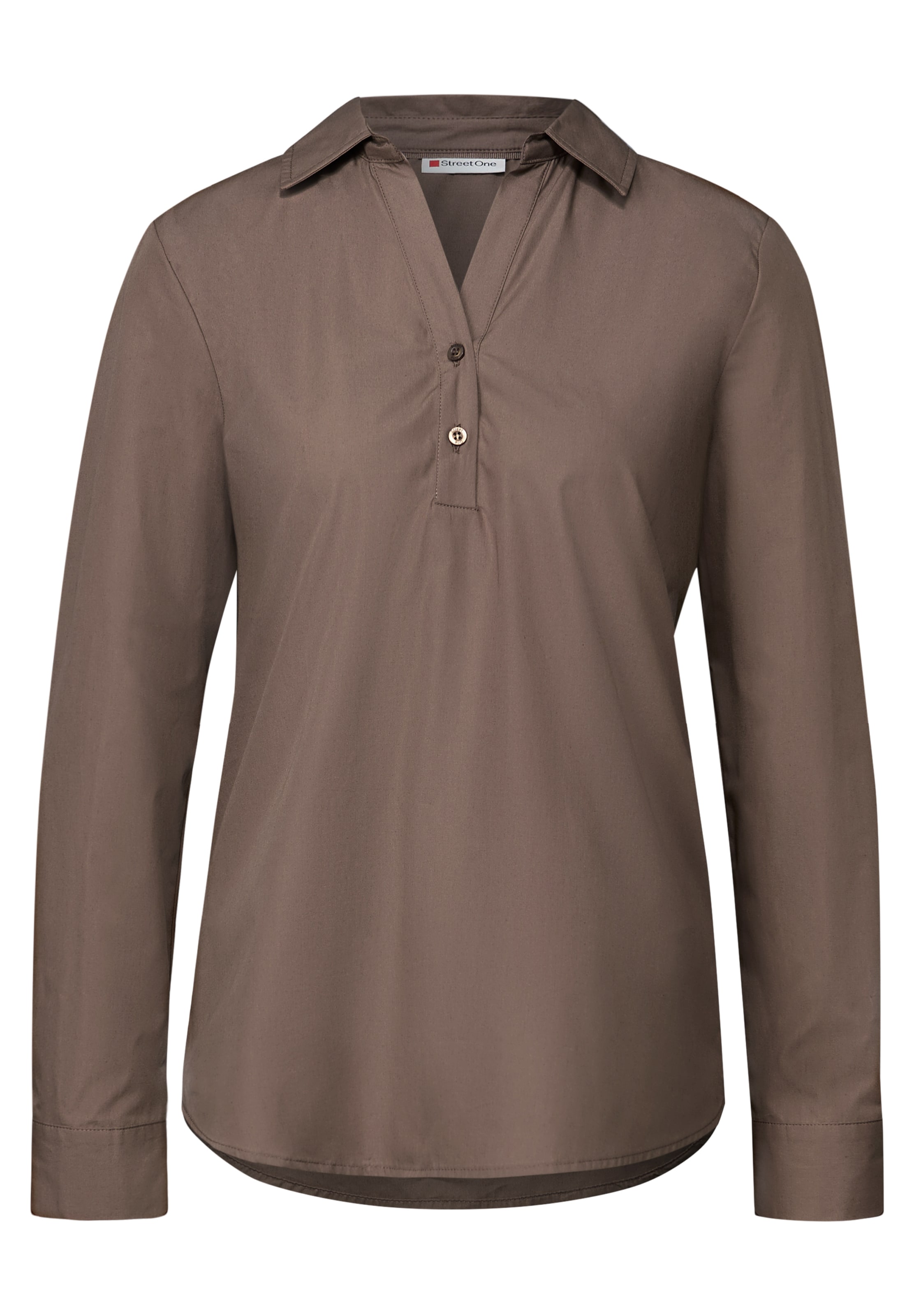 STREET ONE Blouse in Brown: front