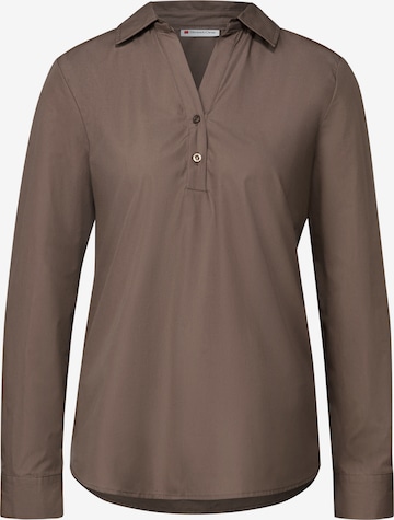 STREET ONE Bluse in Braun: Vorderseite