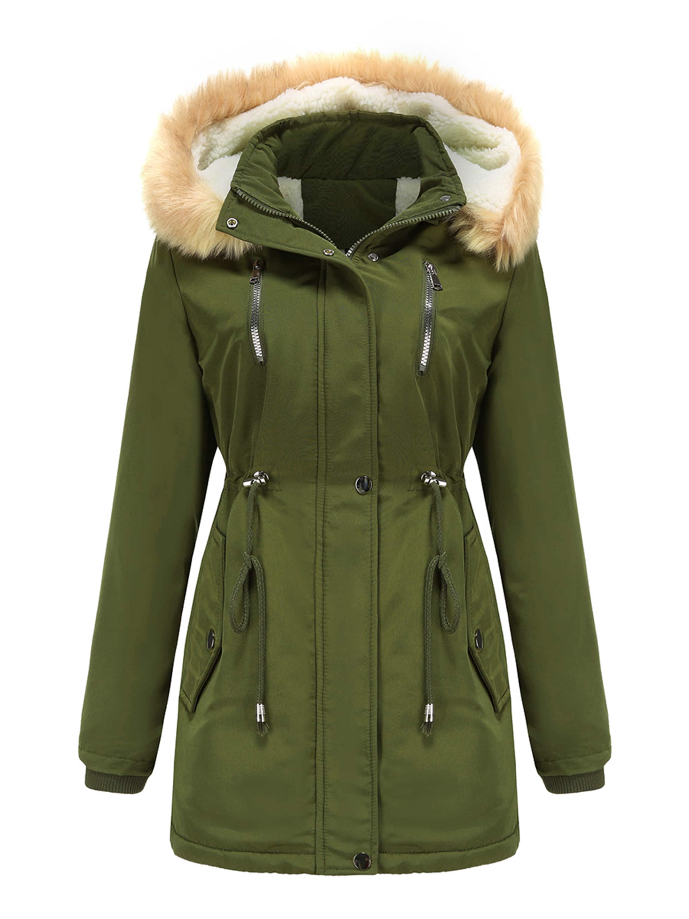 Youthup Winter Parka in Green: front