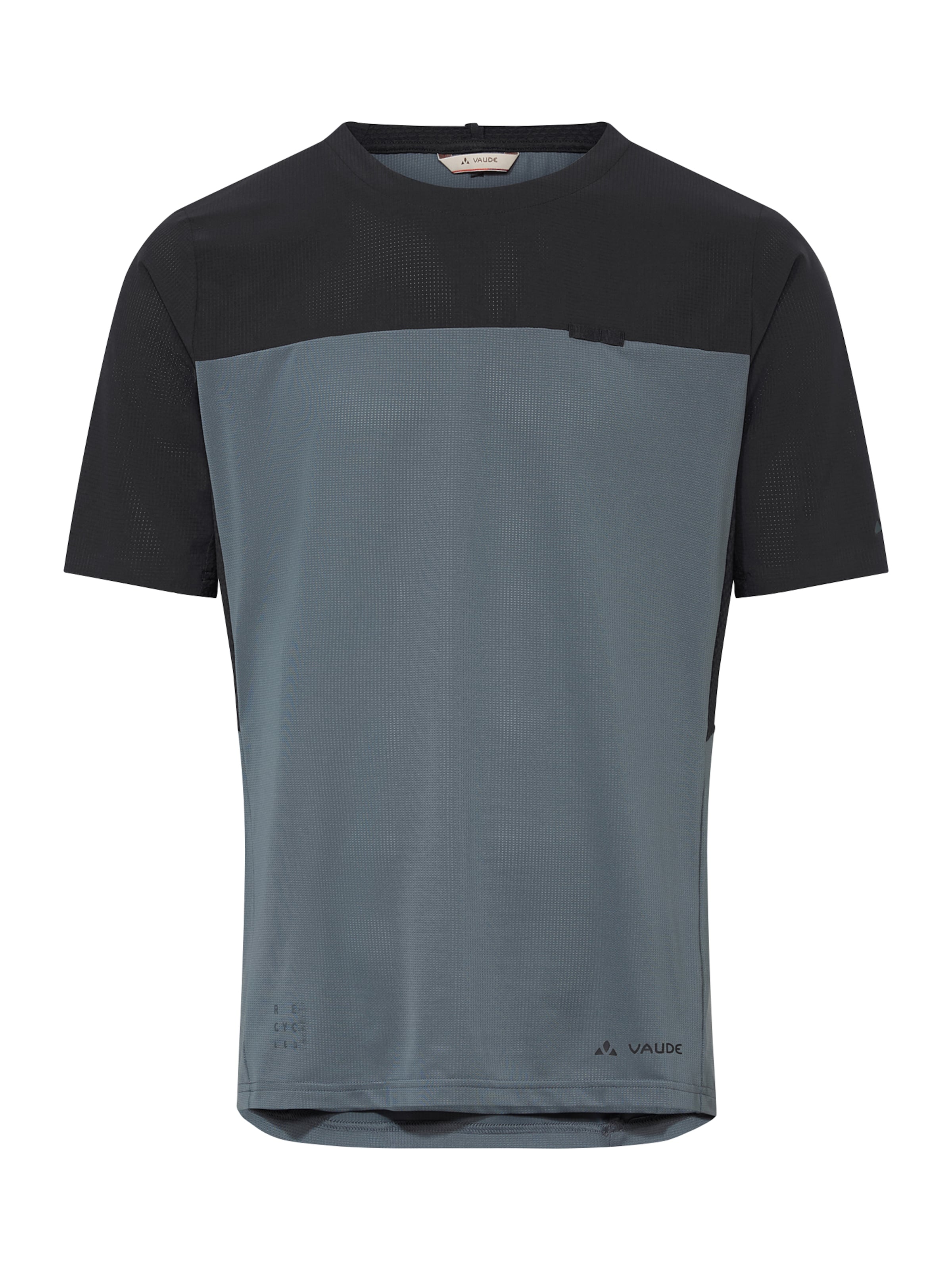 VAUDE Functioneel shirt 'Kuro II' in Grijs: voorkant