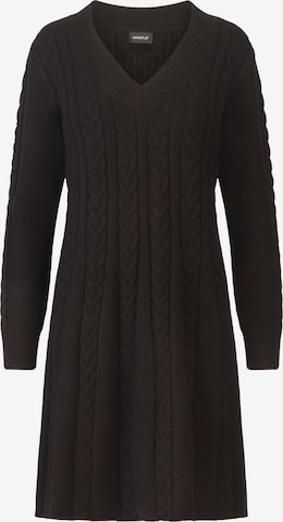 APART Strickkleid in Schwarz: Vorderseite
