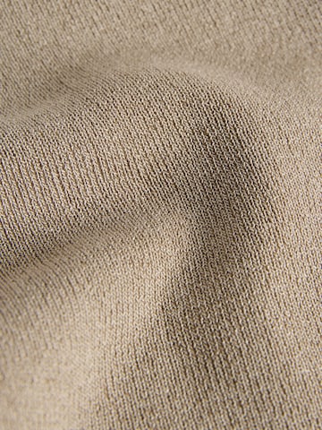 The Set Gebreide bodywarmer in Beige