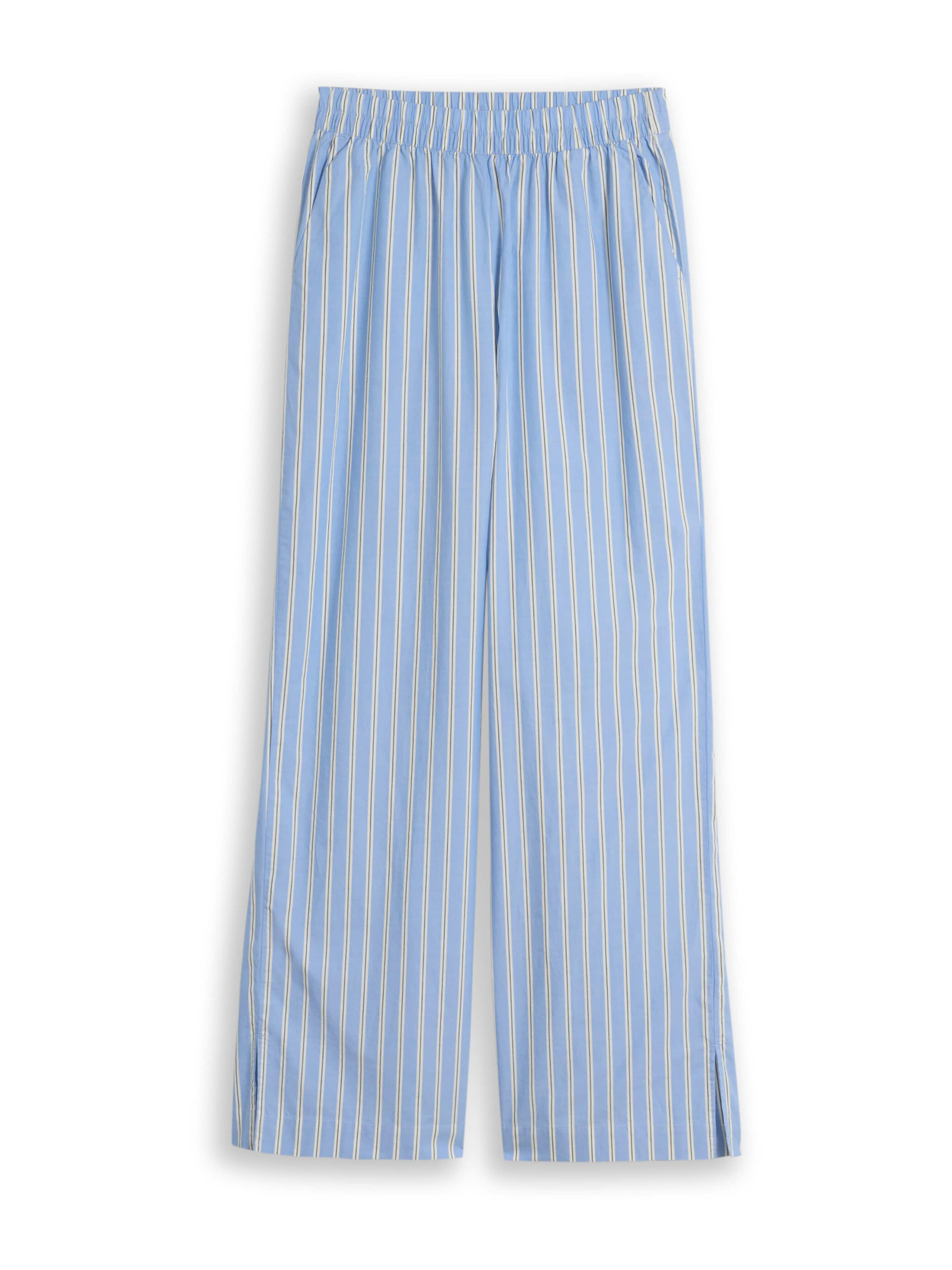 TOM TAILOR DENIM Wide leg Pants in Blue: front