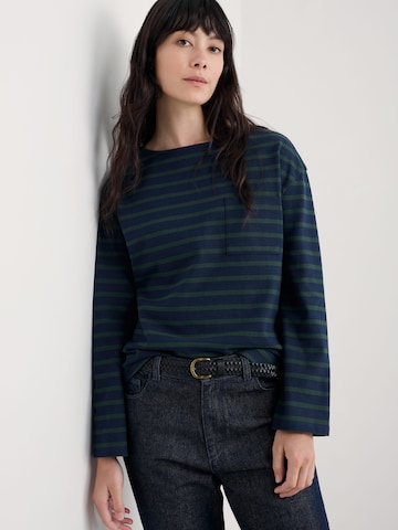 T-shirt 'Beach Boat' Seasalt Cornwall en vert : devant