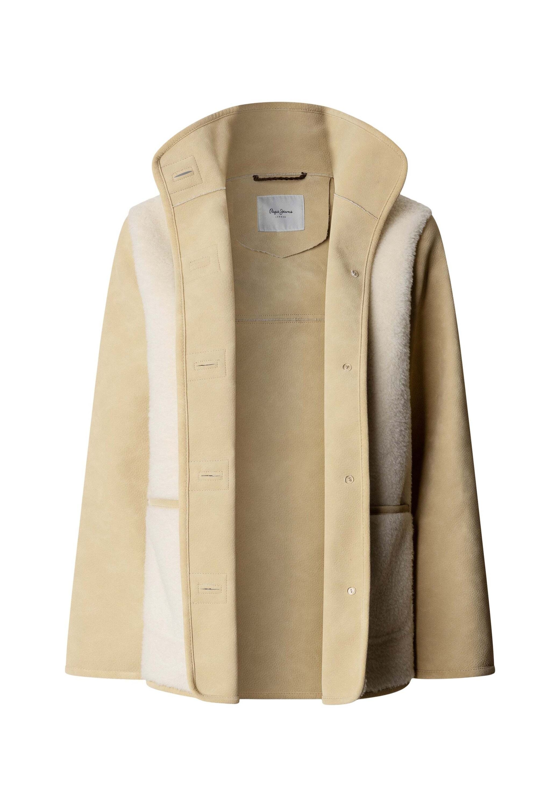 Pepe Jeans Winterjacke 'NINETTE' in Weiß