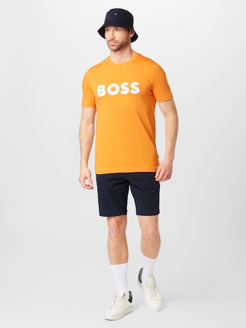 BOSS Regular Chino in Blauw