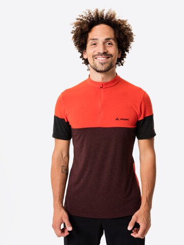 VAUDE Functioneel shirt 'Altissimo' in Rood: voorkant