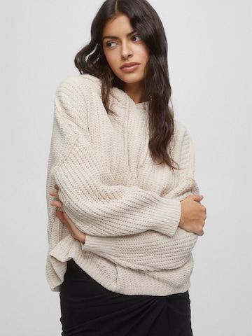 Pull&Bear Trui in Beige: voorkant