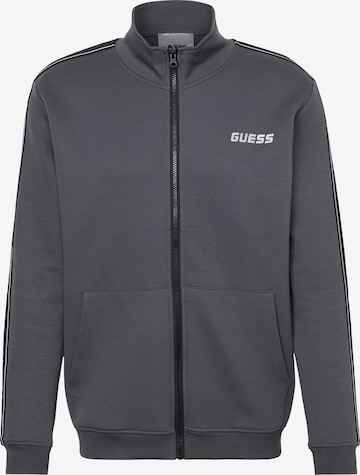 GUESS - Casaco de treino em moletão 'MICKEY' em cinzento: frente