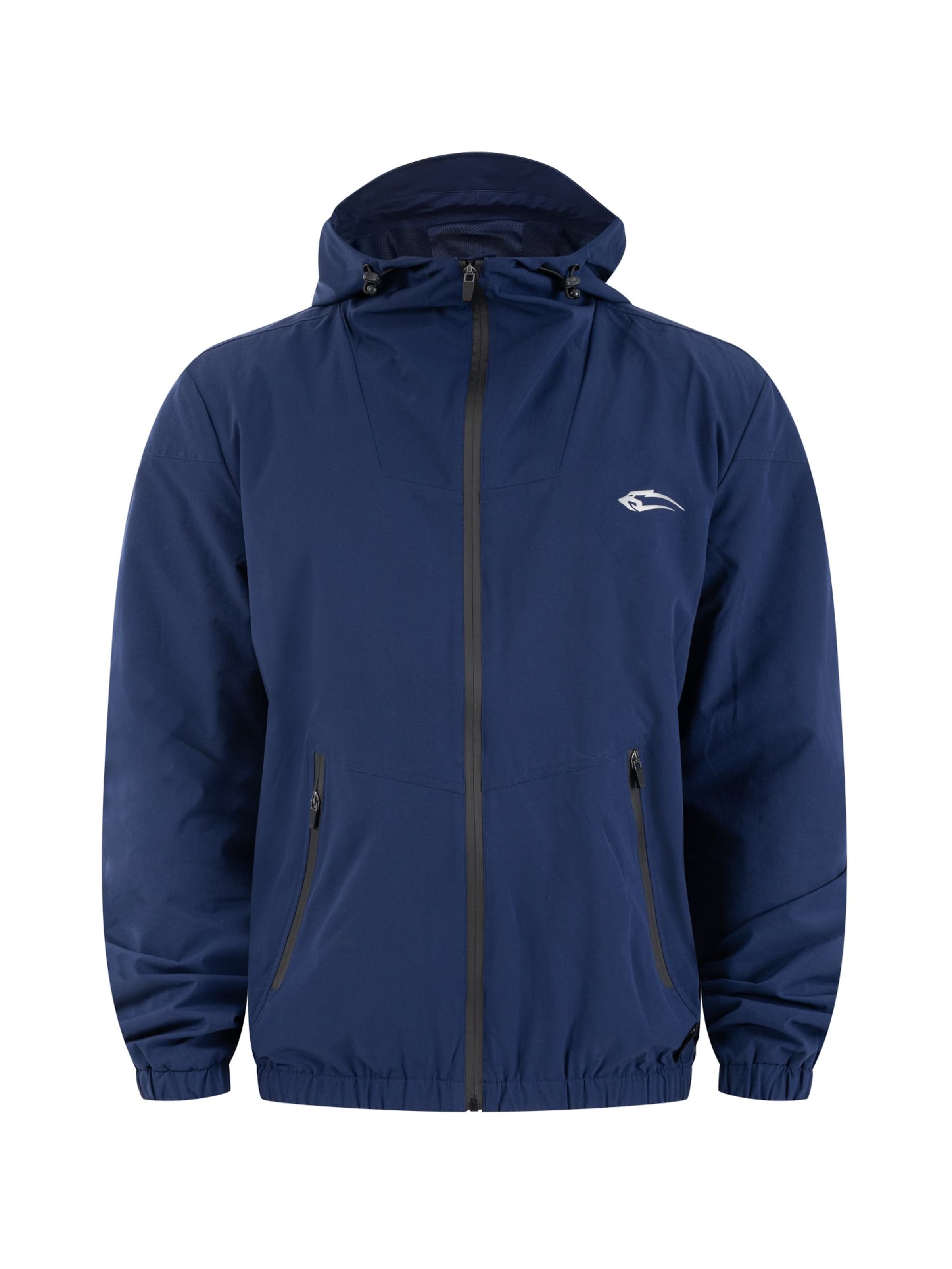 Veste mi-saison ' Lorenzo ' Smilodox en bleu : devant
