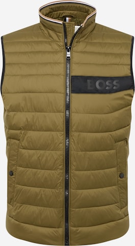 BOSS Black Vest 'Darolan' in Green: front