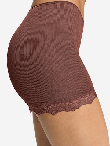 Hanro Broekje ' Woolen Lace ' in Bruin