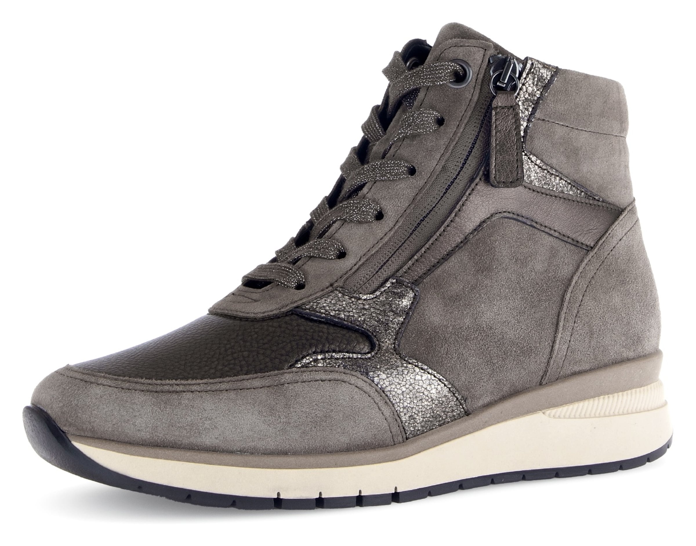 GABOR Sneakers hoog in Grijs: voorkant