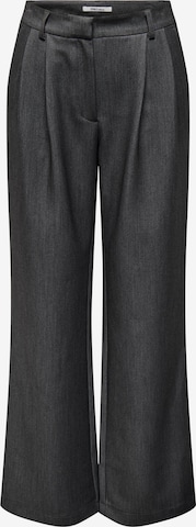 Pantalon à pince 'ONLHattie' ONLY en gris : devant