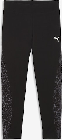 PUMA Leggings in Black: front