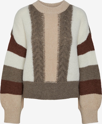 Pull-over 'SOPA' PIECES en marron : devant