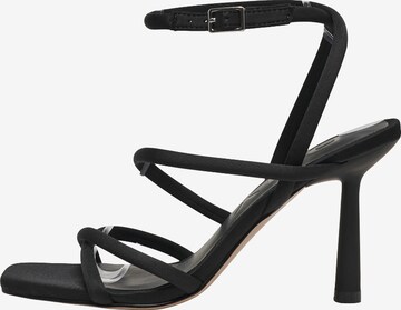 ONLY Sandalen met riem 'Amina' in Zwart: voorkant