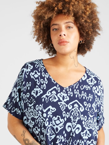 Camicia da donna 'MARRAKESH' di ONLY Carmakoma in blu