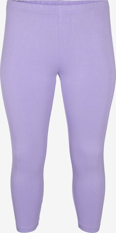 Zizzi Leggings - lila: elől