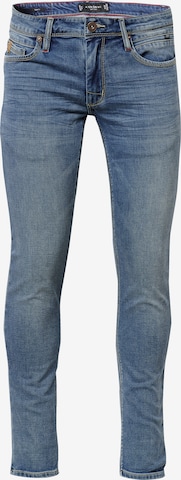 KOROSHI Skinny Jeans in Blue: front