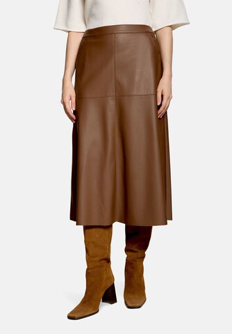 Jupe Betty Barclay en marron : devant