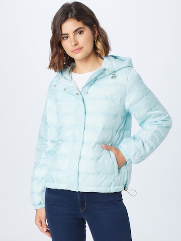 LEVI'S ® Přechodná bunda 'Edie Packable Jacket' – modrá: přední strana