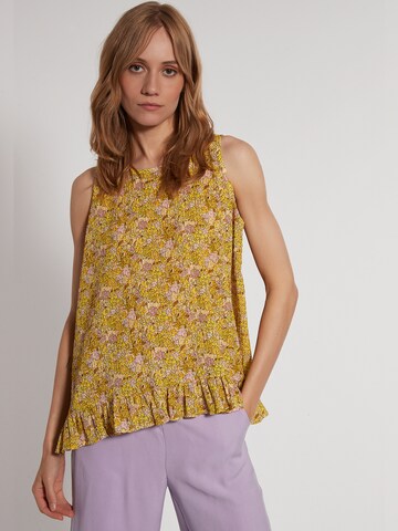 Ana Alcazar Top 'Fasola' in Yellow: front