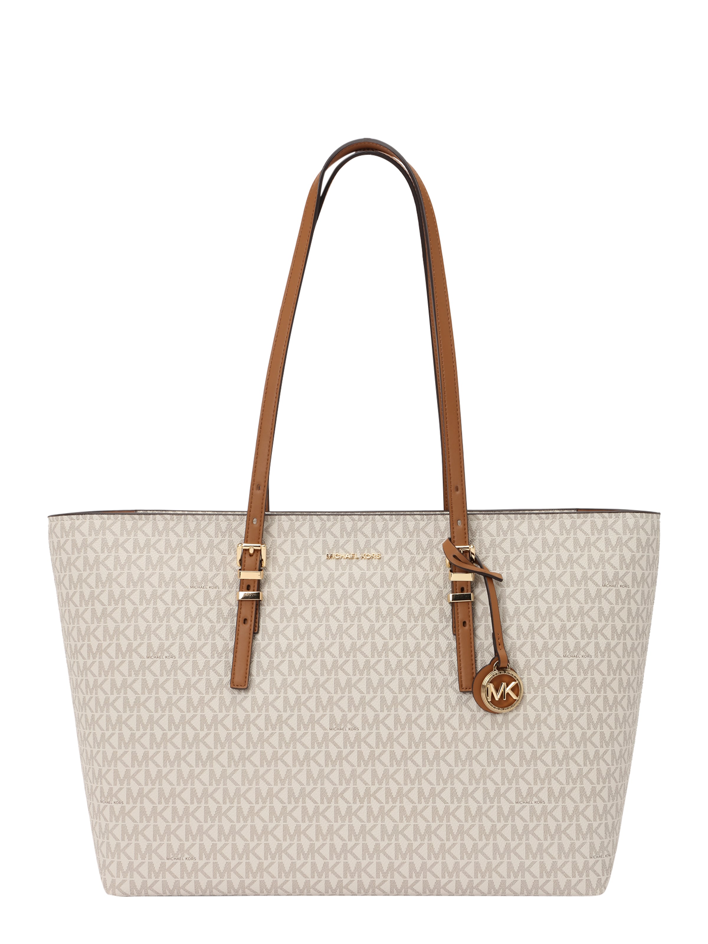 Cabas MICHAEL Michael Kors en blanc : devant