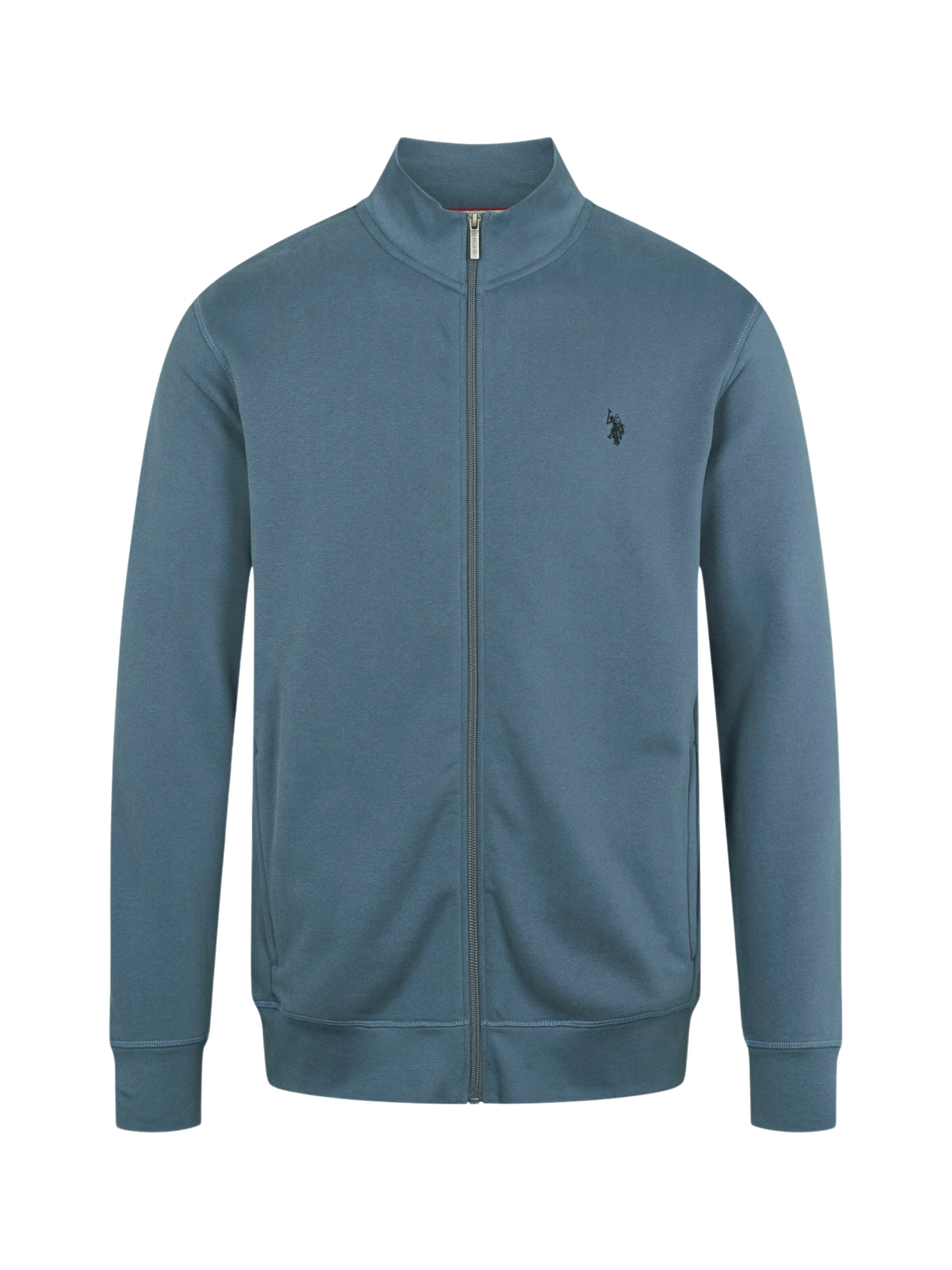 U.S. POLO ASSN. Mikina 'Oscar' – modrá: přední strana