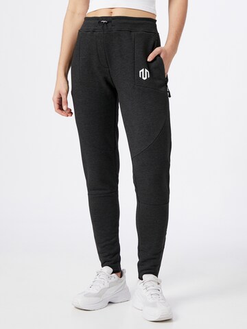 MOROTAI Tapered Sportbroek in Grijs: voorkant