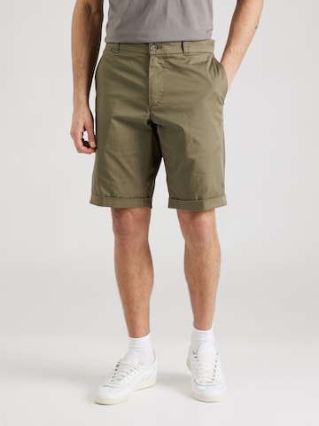 REPLAY Regular Chino in Groen: voorkant