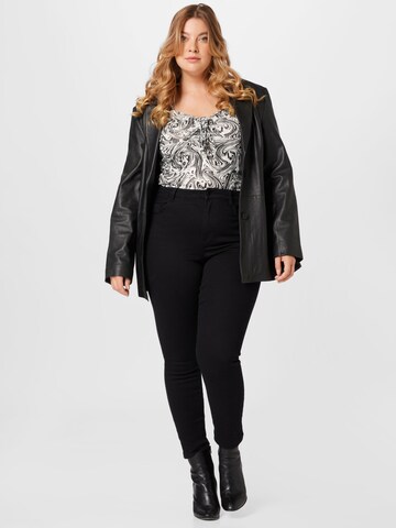 Dorothy Perkins Curve Skinny Kavbojke | črna barva