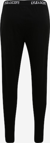 Lyle & Scott - Pantalón de pijama 'EZRA' en negro