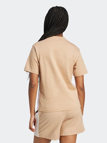 ADIDAS SPORTSWEAR Λειτουργικό μπλουζάκι 'Essentials' σε μπεζ
