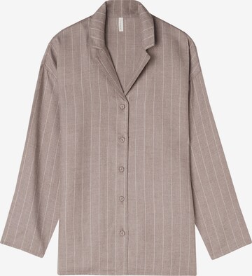 INTIMISSIMI Pajama Shirt 'COMFORT FIRST' in Brown: front