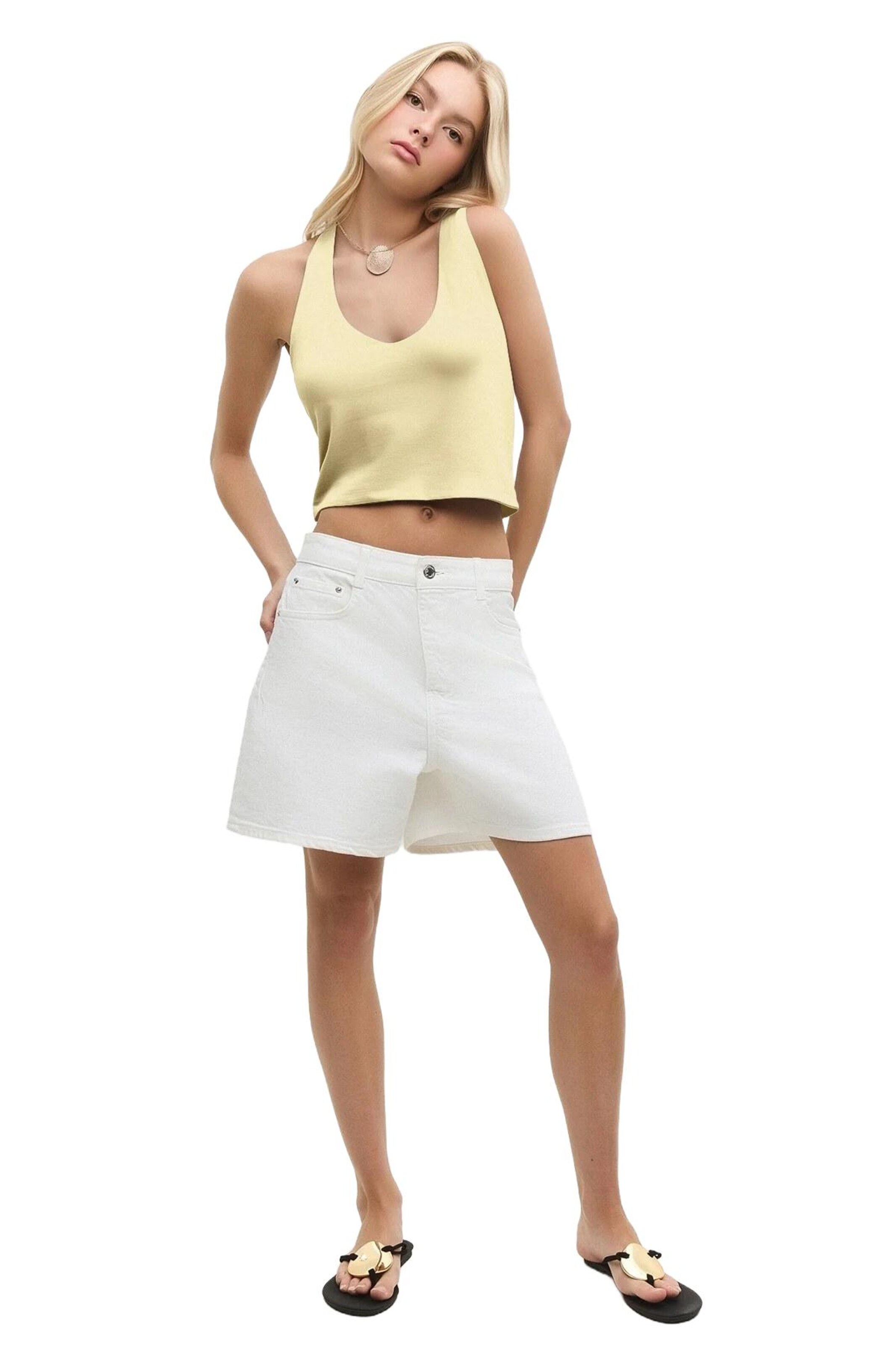 No Matter What Top in Yellow