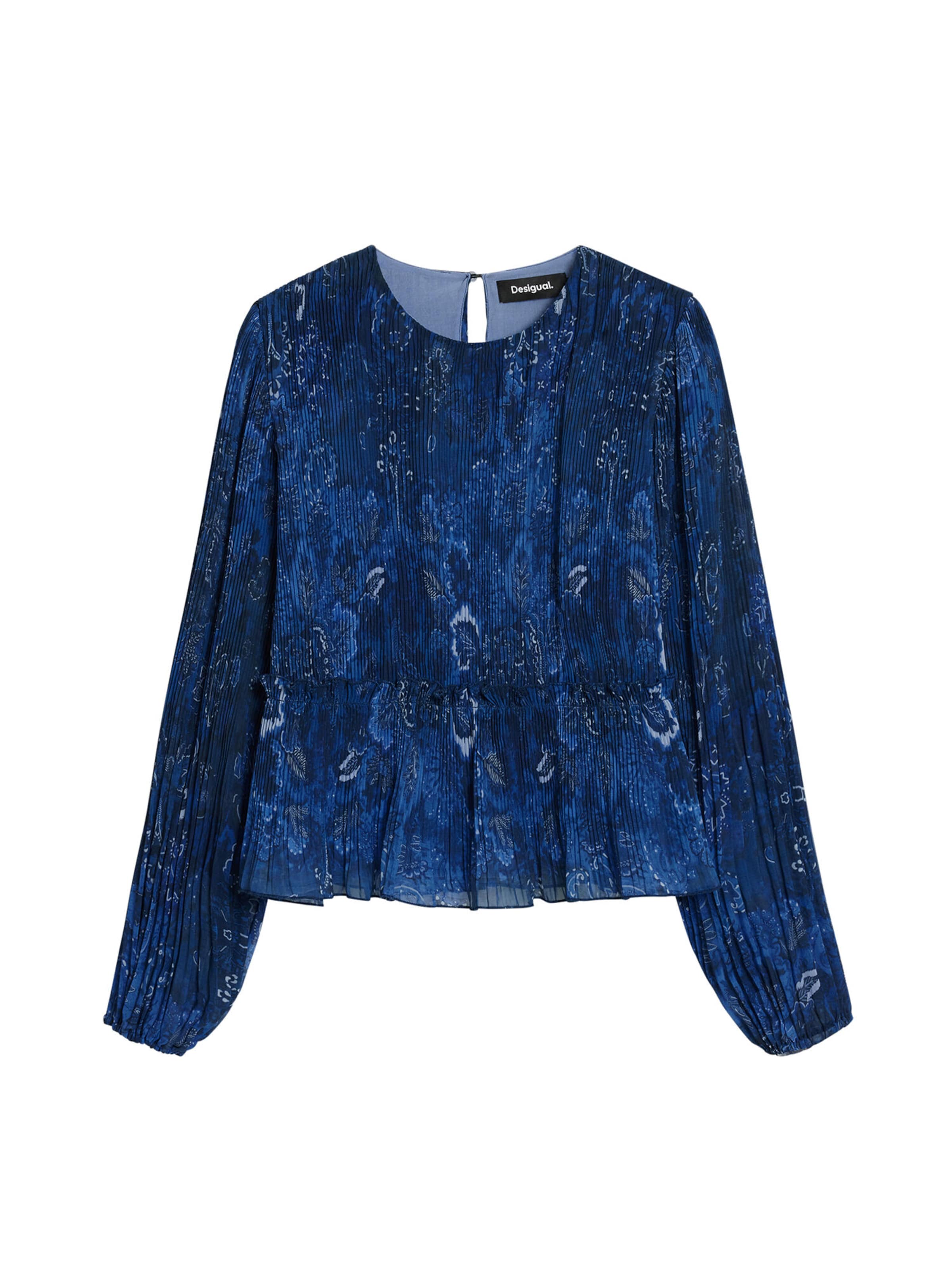 Chemisier Desigual en bleu : devant