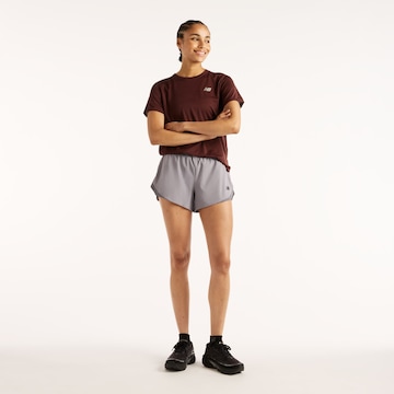 new balance Functioneel shirt 'Athletics T-Shirt' in Bruin