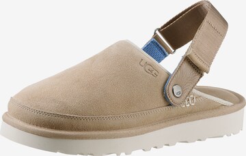 UGG Clogs in Beige: front